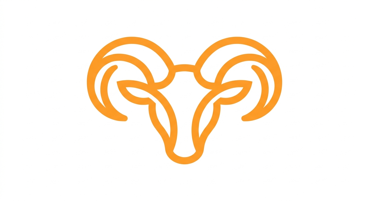 Aries horoscope illustration