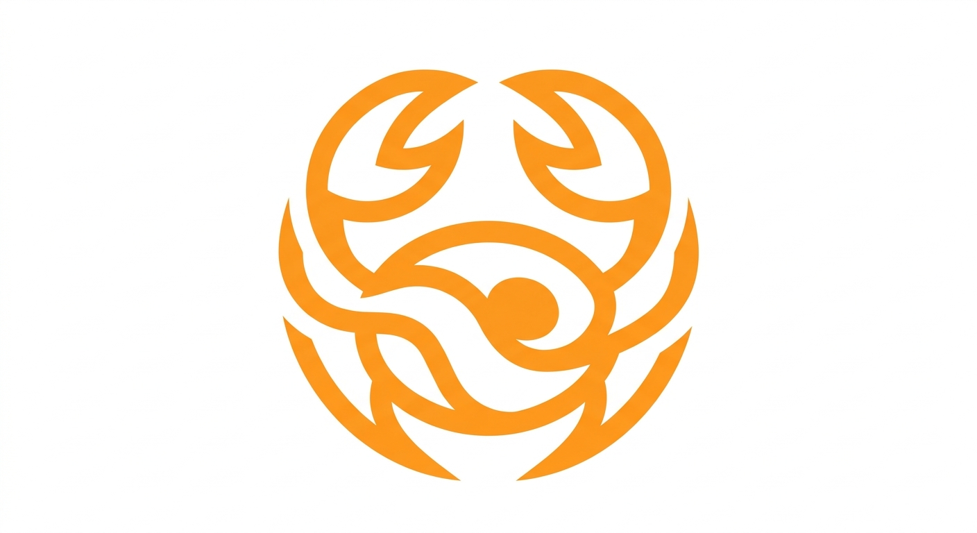 Cancer horoscope illustration