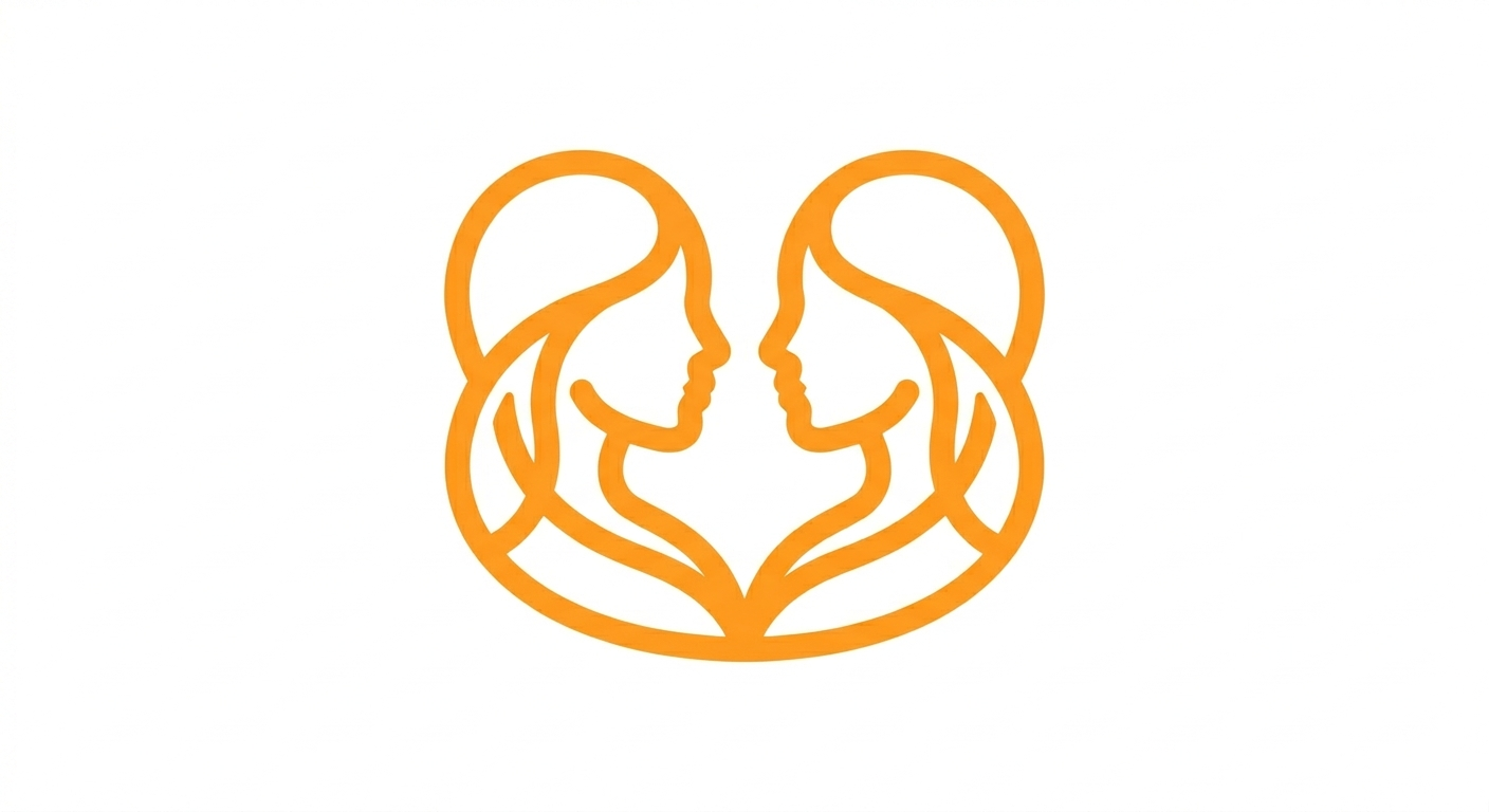 Gemini horoscope illustration